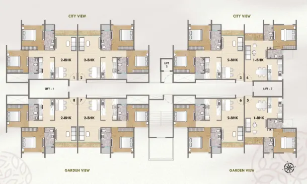 I Stay Starwing Andheri 1 & 2 BHK homes