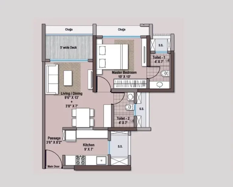 Raheja World Residence Juinagar 2 & 3 BHK homes